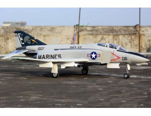 Freewing F-4D Phantom II "Ghost Grey" 90mm 9 Blade EDF Jet 6S IR PNP Version